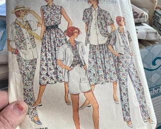 tons of retro and more in patterns- lots of 80'-90-s   many designer   GREAT FUN FOR A SEWING PERSON 
