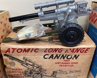 Marx Atomic Long Range Cannon with Box