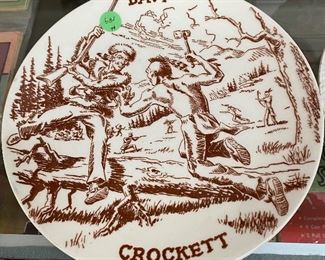 Davy Crockett Plate