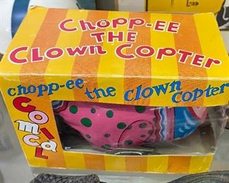 Chopp-ee the Clown Copter in Original Box