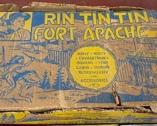 Rin Tin Tin Fort Apache Play Set in Box