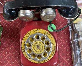 Tin Litho Child's Telephone