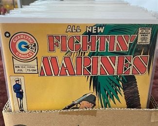Box of Assorted Military Comic Books