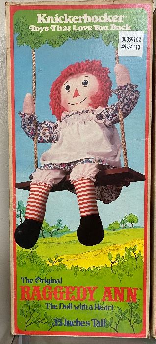 Knickerbocker Raggedy Ann Doll in Original Box