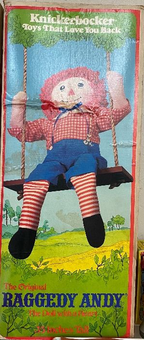 Knickerbocker Raggedy Andy Doll in Original Box