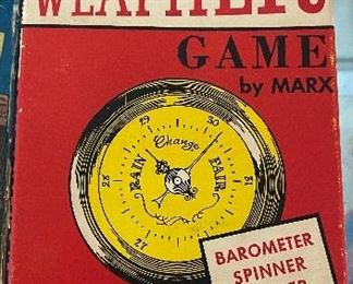 Marx Pinball Weather Game in Original Box