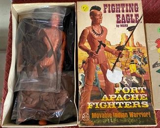 Marx Fort Apache Fighters Fighting Eagle in Original Box