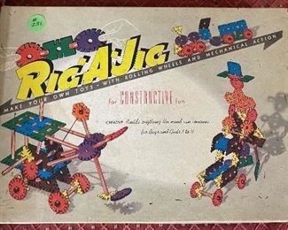Rig-A-Jig Construction Toy Set in Box