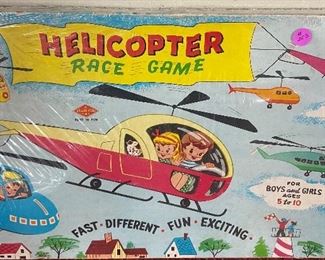 Helicopter Race Game in Original Box