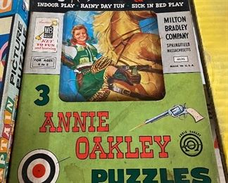 Milton Bradley Annie Oakley Puzzles in Box