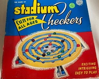 Stadium Checkers in Original Box