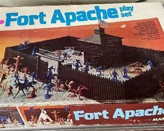 Marx Fort Apache Play Set in Box