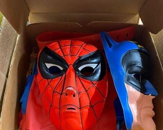 Ben Cooper Superhero Halloween Costumes in Box (Spiderman/Batman)