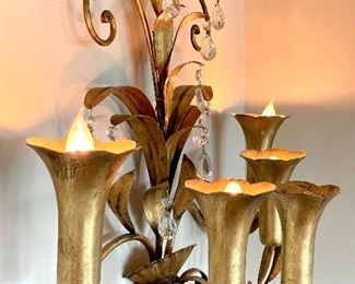 close up of sconce