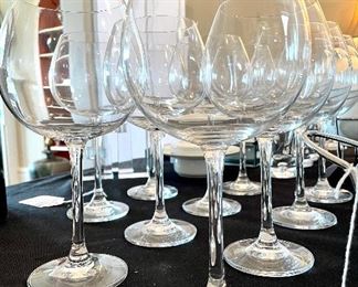 $80; brand new out of box, set of 10 Crate and Barrel red wine glasses (sell new for $12 each)