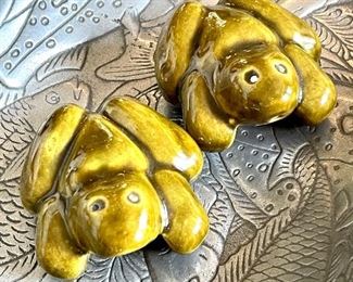$50; pair of his and hers ceramic “Naughty Frogs.” Did you know these even have their own FB group? LOL