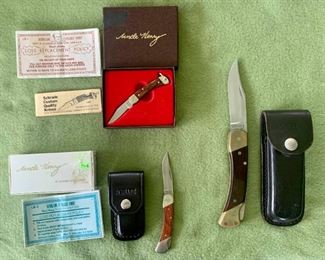 516 Vintage Schrade LB Series Knives