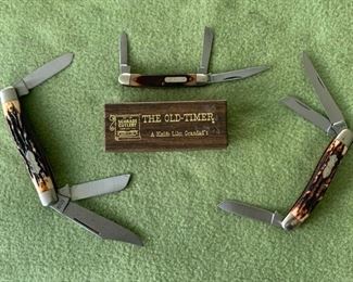 524 Vintage Schrade Pocket Knives