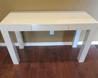 Parsons style table/desk with drawer - 48" length x 19" deep x 30 1/4" high