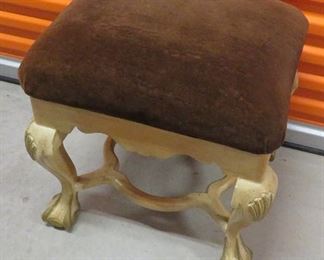 Vanity stool - width - 18" x height - 20 1/2"