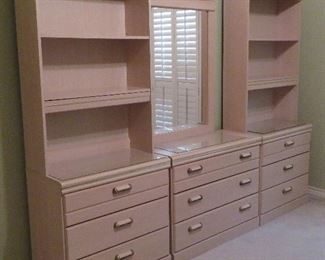 Dresser and bookcases - selling separately or together