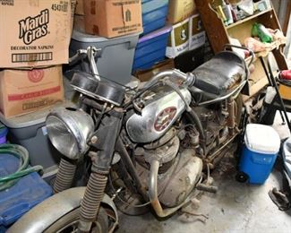 Vintage BSA Motorcycle