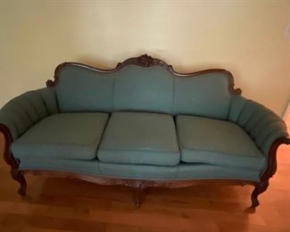 Camel Back Parlor Couch