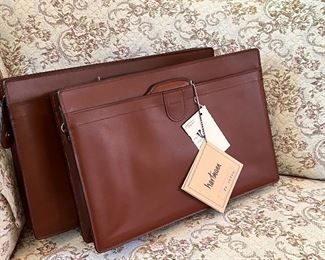 Rare new old stock Hartman belting leather briefcase/valise