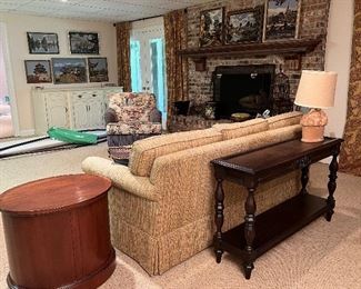 LOWER LEVEL FAMILY ROOM, BEDROOM AND MORE