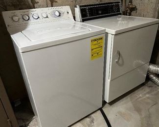 WASHER AND ELECTRIC DRYER