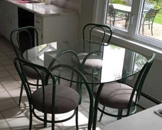 Glass Top Kitchen Table Chairs