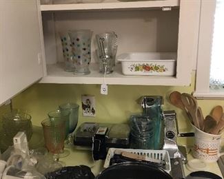 Corning, pots & pans