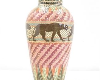 Laurent Bouvier French Pottery Vase 