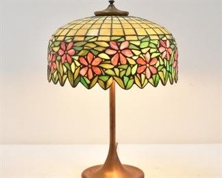 Unique Leaded Glass Lamp 