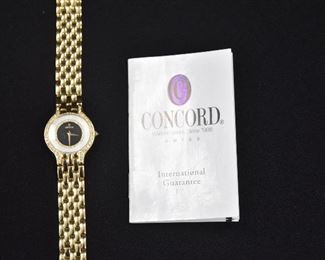 14kt Gold Concord Watch 