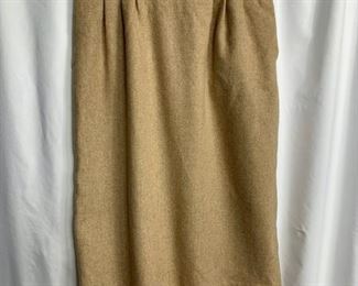 Light Wool blend Silky Lined Pencil Skirt. Waist 28 inches. Hips 40 inches. Length 27 inches. $25 shipping included