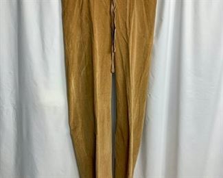 Corduroy high waisted pants. Adjustable tie wait is 34 inches. $25 shipping included.