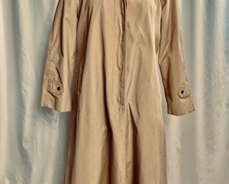Trench coat. Shoulder to shoulder 17 inches, sleeves 21 inches, shoulder to hem 45 inches. $50 shipping included.