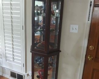 curio display cabinet