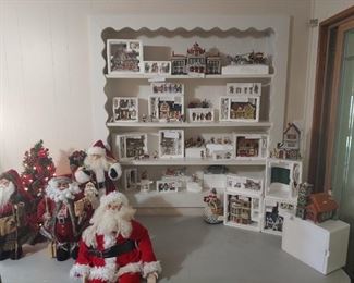 Santa's and Dept. 56 Dickens and Accessories