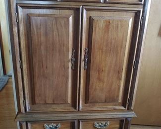 Thomasville Campaign Tall Door Chest