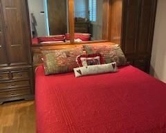 Thomasville Campaign Queen Headboard with Side Cabinets