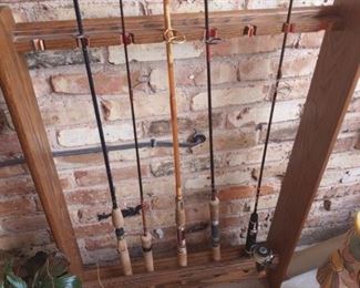 Cabela Rack with Rods