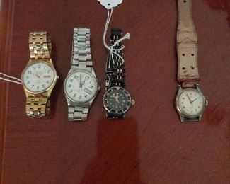 Seiko and Tag Huer Watches