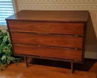 One of a pair of mid century chests