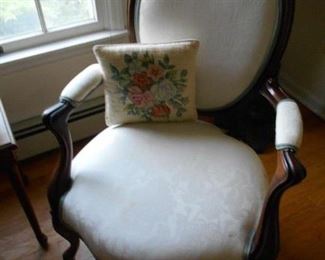 ladies victorian arm chair (pair)
