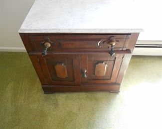 antique marble top wash stand