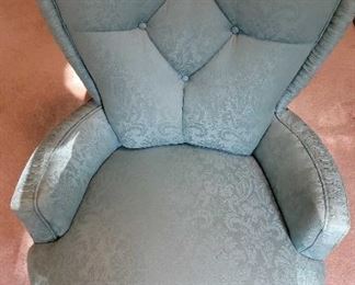 Antique Upholstered Childs Chair
