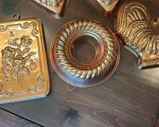 Copper Molds and Rooster