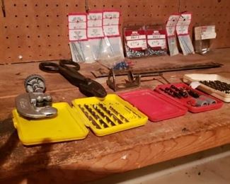 Miscellaneous Tools, Drill Bits, and Screws
